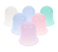 VALICLUD Set de 6 Ventouses en Silicone pour Massage Corporel Ventouses Déshydratantes Outil de Soins Pratique à Utiliser à Améliore L'Immunité Musculaire Design Antidérapant Bien-
