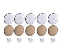 VALICLUD Set de Boutons en Métal sans Couture pour Jeans 17mm Lot de 40 Clipsables, Résistants pour Vestes et Bretelles, Usage Maison et Boutique