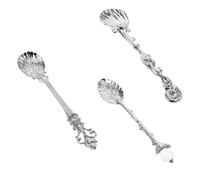 VALICLUD Set de Cuillères Vintage pour Soupe et Dessert Style Européen Élégant et Facile à Nettoyer Ustensiles de Table Raffinés