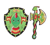 VALICLUD Set Mousse Légères et Bouclier pour Garçon Fille de Rôle Sûr et Silencieux Accessoires de Fête Pirate et Cosplay pour Jeux Imitation Extérieur