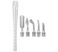 VALICLUD Set Outils Manucure Acier Inoxydable Pousse-cuticules Coupe-cuticules et Grattoir Ongles Kit Complet Soin Ongles Précis pour Usage Professionnel et Domestique