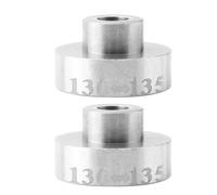 VALICLUD Siège en Acier Inoxydable Robuste Moyeu Arrière de Vélo VTT de Conversion pour Protection la Rouille, Pack de 2 Pièces pour Extension 130mm à 135mm
