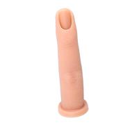 VALICLUD Silicone Practice Fake Nail Tip Outil Entraînement Manucure Pour Art Des Ongles Avec Simulation De Doigt Modèle Flexible Et Durable