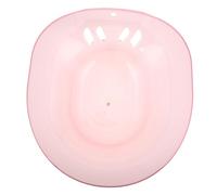 VALICLUD Sitz Bath Pour Hémorroïdes Post- Rose Bassin Ergonomique Pour Soins Intimes Et Bain De Siège Facile à Nettoyer Utiliser Pour Confort à