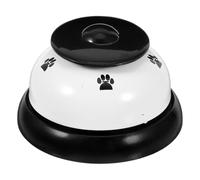 VALICLUD Sonnette d'Entraînement Interactive pour Chien et Chat Cloche à Pression Solide en ABS Format Compact Portable pour Apprentissage Propreté et Communication Animale