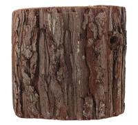 VALICLUD Souche Décorative en Bois Naturel 15cm X 15cm, Support Réaliste pour Bougies Chauffe-Plat, Pièce Maîtresse Polyvalente pour Mariage et Décoration Intérieure Rustique