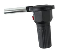 VALICLUD Souffleur De Feu Portable Pour Barbecue Ventilateur Électrique Rapide Accessoire Camping Extérieur Poignée Sécurisée Abs Et Aluminium