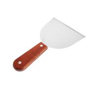 VALICLUD Spatule de Barbecue Inox avec Presse à Main pour Cuisson Uniforme de Viande Bacon et Crêpes Outil Résistant Chaleur pour Grillades Famille
