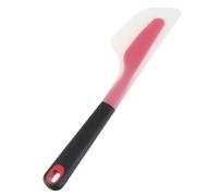 VALICLUD Spatule Large Silicone Translucide Rouge pour Crème Beurre Glaçage et Pâtisserie Ustensile Lisseur pour Décoration de Gâteaux et Tartinage Facile