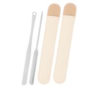 VALICLUD Spatule Maquillage Acier Inoxydable Stick Mélange Fond de Teint et Cosmétiques Surface Douce et Facile à Nettoyer pour Mélange de Couleurs et Applications Précises