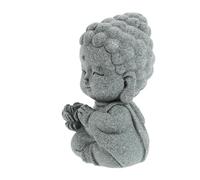 VALICLUD Statue Bouddha pour Aquarium Décor Figurine pour Jardin et Bureau Sculpture de Résistante Décoration Paysage Aquatique Naturelle Ornement de Table Décoloration