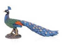 VALICLUD Statue de Paon Décorative Réaliste Ornement de Table Élégant pour Salon Bureau et Modèle Artistique Compact et Stable