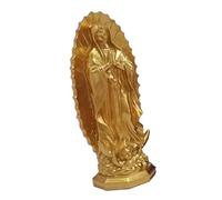 VALICLUD Statue Vierge Résine Sculptée Main Décoration Religieuse Détailée pour Salon Chambre et Église Figurine Sainte Mère Bénie Ornement Spirituel et Cadeau Significatif