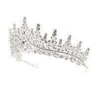 VALICLUD Strass Pour Mariage Couronne De Mariée Élégante Accessoire De Coiffure Scintillant Pour Femmes Idéale Pour Prom Banquets Et Fêtes