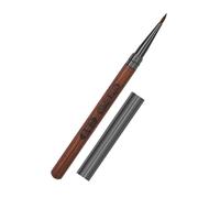 VALICLUD Stylo à Ongles Avec Manche De Santal Et Capuchon Stylo Triangulaire Confortable Pour Dessiner Des Motifs Pinceau Pour Nail Art
