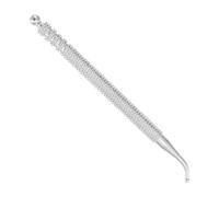 VALICLUD Stylo D’Acupression en Acier Inoxydable Courbé Stylo Énergétique Auriculaire Masseur de Points D’Oreille pour Réflexologie Outil de Massage Corporel Précis 1 Pièce Argenté