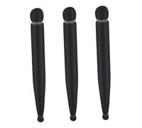 VALICLUD Stylo D'acupression en Pierre Noire 3pcs pour Massage des Pieds Dos, Outil de Massage Portable Facile à Tenir, pour Détente et Bien-