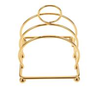 VALICLUD Support à Acier Inoxydable Doré Porte-tranches de Multi-emplacements Présentoir Compact et Robuste pour Cuisine Rangement Vertical pour Comptoir