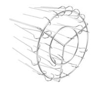 VALICLUD Support À Brochettes Pour Friteuse À Air Support À Brochettes En Acier Inoxydable Pour Barbecue Grille À Rôtir Pour Poulet Dinde Steak Poulet