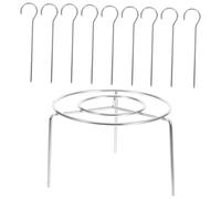 VALICLUD Support à Brochettes Vertical Acier Inoxydable Pour Friteuse à Air Et Four Pour Barbecue Et Cuisson De Viande Légumes