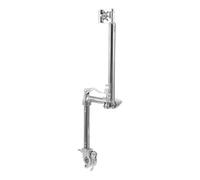 VALICLUD Support de Parapluie Pliable Réglable à 360° pour Vélo et Fauteuil Roulant, Fixation par Pince pour Guidon 22-43 MM, Accessoire Résistant pour Protection Pluie et UV Lors de