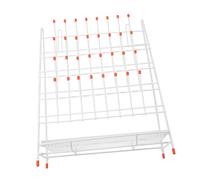 VALICLUD Support de Séchage de Verrerie de Laboratoire Emplacements avec Patins Antidérapants Égouttoir Compact pour Tubes à Essai et Bouteilles Rack pour Séchage et Drainage Laboratoire
