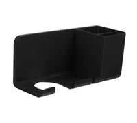 VALICLUD support de sèche-cheveux pendaison accessoire de salle de bain Titulaire monté détient sans fil petit organisateur de salle de bain mural Organisateur d'outils de coiffure Noir