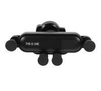 VALICLUD Support de Téléphone Voiture à Clip Design Compact et Technologique pour Sortie d'air, Stable et Compatible 4,7-6,5 Pouces, Métal et Silicone