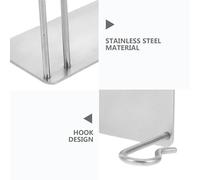 VALICLUD Support Mural pour Défroisseur Vapeur Portable en Acier Inoxydable Brossé Organiseur Résistant à la Chaleur Cintre Compact pour Rangement en Dressing Salle de Bain ou Buanderie