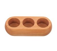 VALICLUD Support Pour Huiles Essentielles à Compartiments Base à Plusieurs Emplacements Pour Bouteilles Huiles Essentielles Présentoir De Bureau Bois