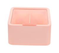 VALICLUD Support pour -tiges à Compartiments avec Couvercle Transparent Boîte De Rangement pour Houppettes à Maquillage Et Rouges à