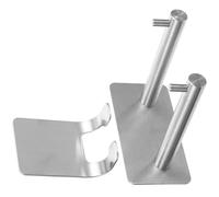 VALICLUD Support Sèche-cheveux Mural en Inox 304 sans Perçage Crochet Porte-câble Auto-adhésif pour Salle de Bain, Organisateur Suspendu Multifonction pour Rangement Pratique et Gain