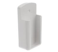 VALICLUD Support Télécommande Mural Adhésif sans Perçage Organisateur de Rangement pour Télécommande Téléphone et Accessoires Montage Facile pour Salon Cuisine Bureau Blanc Fin