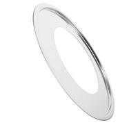 VALICLUD Support Vapeur Rond en Acier Inoxydable 26 CM pour Cuisson Vapeur Anneau Adaptateur pour Wok Cuiseur à Riz et Casseroles Cuisson Saine et Homogène