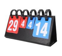 VALICLUD Tableau de Score Basketball Portable en PVC, Réinitialisable | Utilisation Extérieure, Multi-sports, Format Compact, Accessoire Pratique pour Basket et Tennis de Table