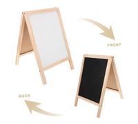 VALICLUD Tableau pour Garçon Fille Ardoise Blanche et Noire Éducative Tableau Décriture Effaçable pour Dessin et Apprentissage Maison