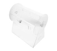 VALICLUD Tambour de Tombola en Acrylique Transparent Grosse Capacité Boîte à Tickets Rotative pour Tirage au Sort Roue de Tombola Professionnelle pour Événements et Jeux de Bingo