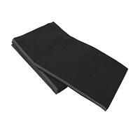 VALICLUD Tapis de Manucure Confortable Toucher 125 Pièces Jetable en Papier Noir Souple Odeur, pour Salon de Nail Art ou Usage à Domicile