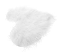 VALICLUD Tapis de salon coeur Tapis en fausse pour chambre oreiller coeur flou tapis à rose tapis de coeur tapis coeur peluche blanche