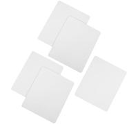 VALICLUD Tapis de Souris Blanc Lot de 5 à Sublimation en Caoutchouc Antidérapant et Création Personnalisée pour Bureau à Domicile