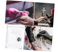 VALICLUD Tapis En Silicone Pour Ongles Nail Art Taille Standard Ultra Flexible Protection Surface Manucure Entraînement Création Stickers