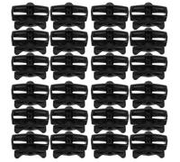 VALICLUD Tendeur de Câble Portable Noir pour Clôture Électrique 24 Pièces Robuste en Métal et Plastique Multifonction pour Jardin et Entretien Extérieur