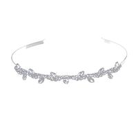 VALICLUD -Tête Couronne Strass -Tête Pour Fille -Tête Pour Fille -Tête Pour Enfant Cerceau Pour Cheveux Pour Fille Argenté