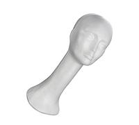 VALICLUD Tête Mannequin Femme Mousse Support Présentoir pour Perruque Casquette et Accessoires Stand pour Salon et Usage Domestique