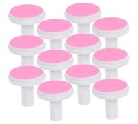 VALICLUD Têtes de Ponçage Électriques en Plastique et Papier Abrasif Accessoires de Remplacement 12pcs Efficaces et Faciles à Remplacer pour Ongles Adultes Manucure à Domicile