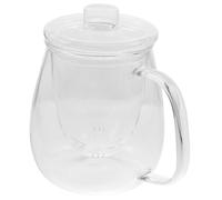 VALICLUD Théière Verre Résistante Chaleur avec Infuseur Bouilloire Transparente pour Thé Infusion de Fleurs Usage Domestique et Bureau