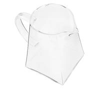 VALICLUD Théière Verre Transparent Carrée Distributeur de Élégant pour Maison Bureau