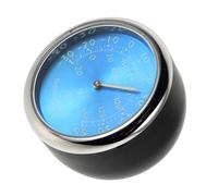 VALICLUD Thermomètre de Voiture Numérique avec Horloge Électronique Lumineuse Thermomètre Mini pour Décoration Intérieure de Affichage Température Bleu