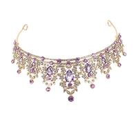 VALICLUD Tiara Rhinestones Pour Mariage Couronne Brillante Pour Femmes Et Filles Accessoire Élégant Pour Soirées Et Fêtes