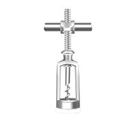 VALICLUD Tire-Bouchon Manuel en Alliage de Zinc et Acier Inoxydable Ouvre-Bouteilles de Vin à Spirale Croix Poignée Antidérapante Confortable Outil Pratique pour Réception et Usage